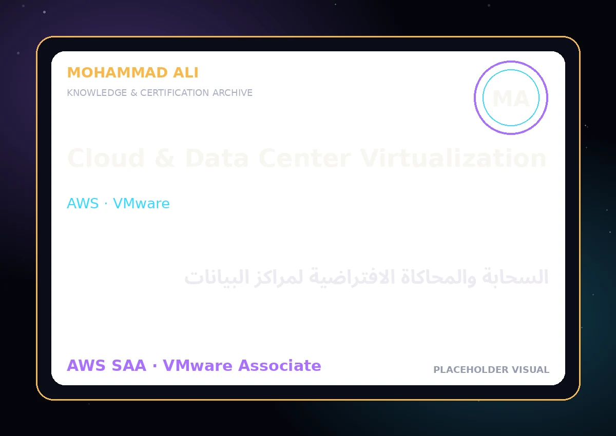 السحابة والمحاكاة الافتراضية لمراكز البيانات